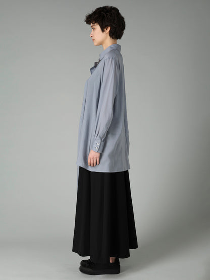 CELLULOSE LAWN TUCK&DRAPE BLOUSE