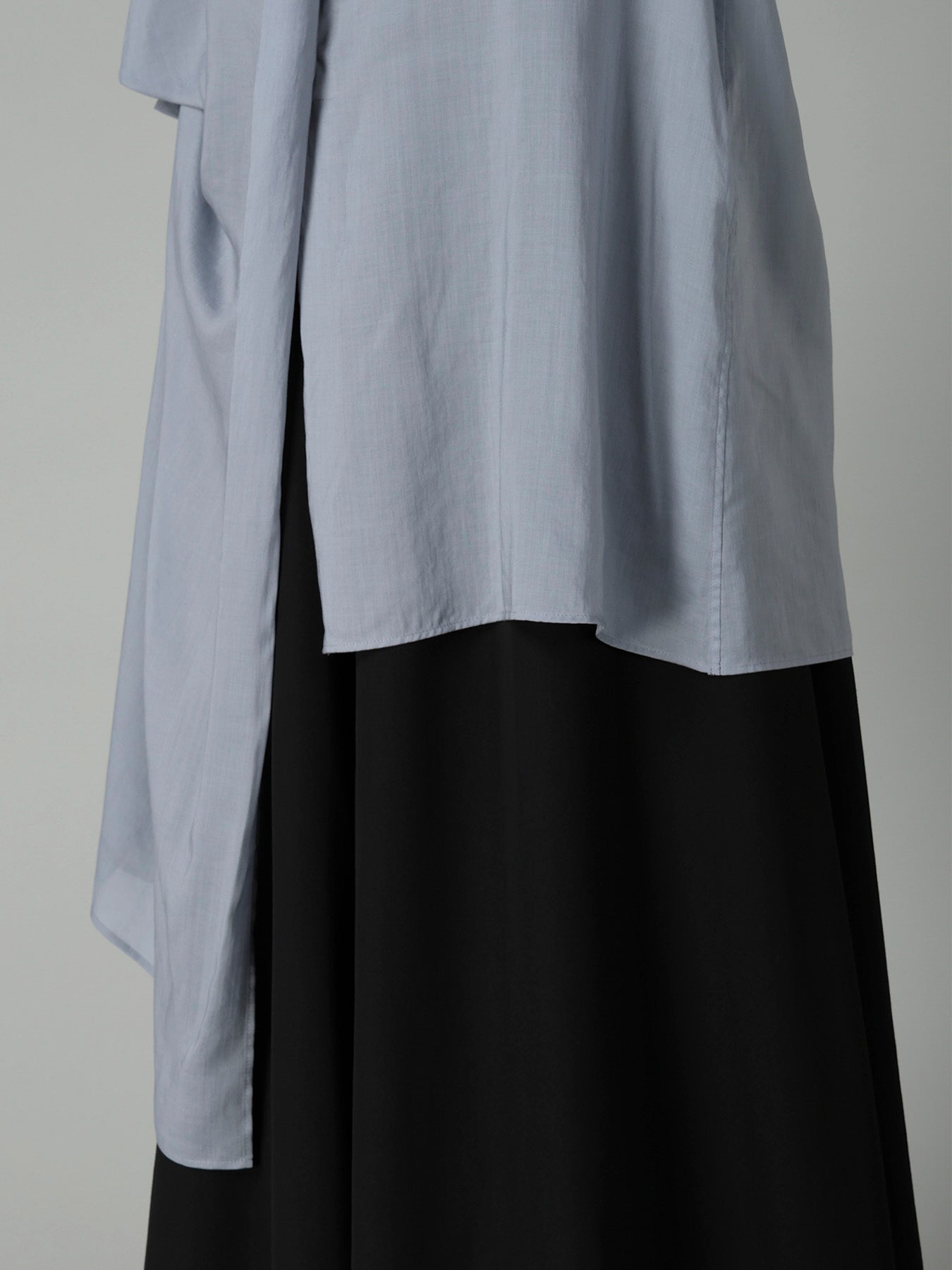CELLULOSE LAWN TUCK&DRAPE BLOUSE