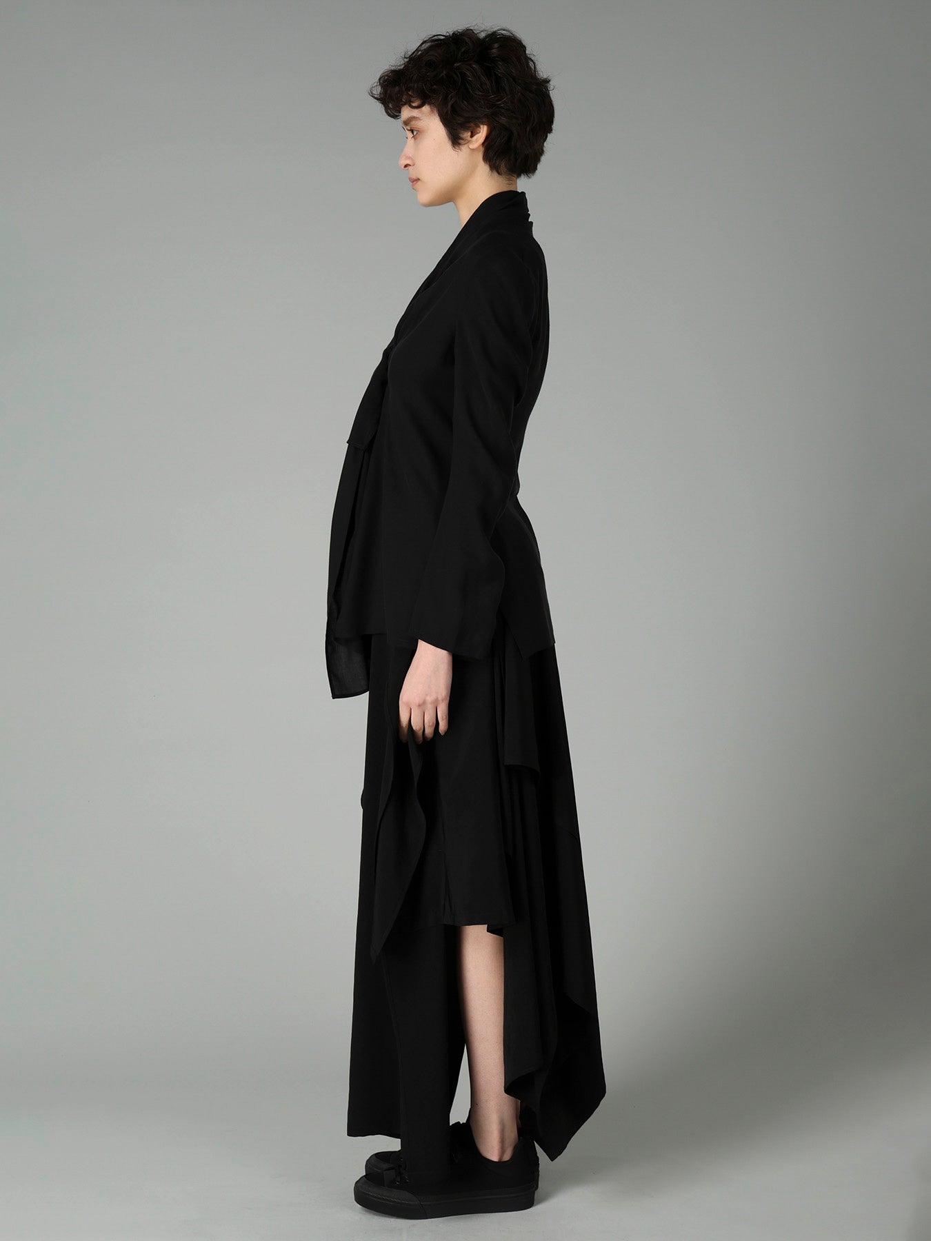 FIBRIL Cu STOLE DETAIL BLOUSE