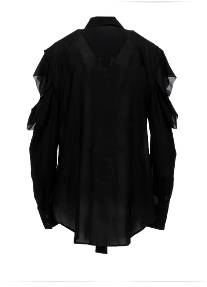 CELLULOSE LAWN O SHOULDER SHIRT