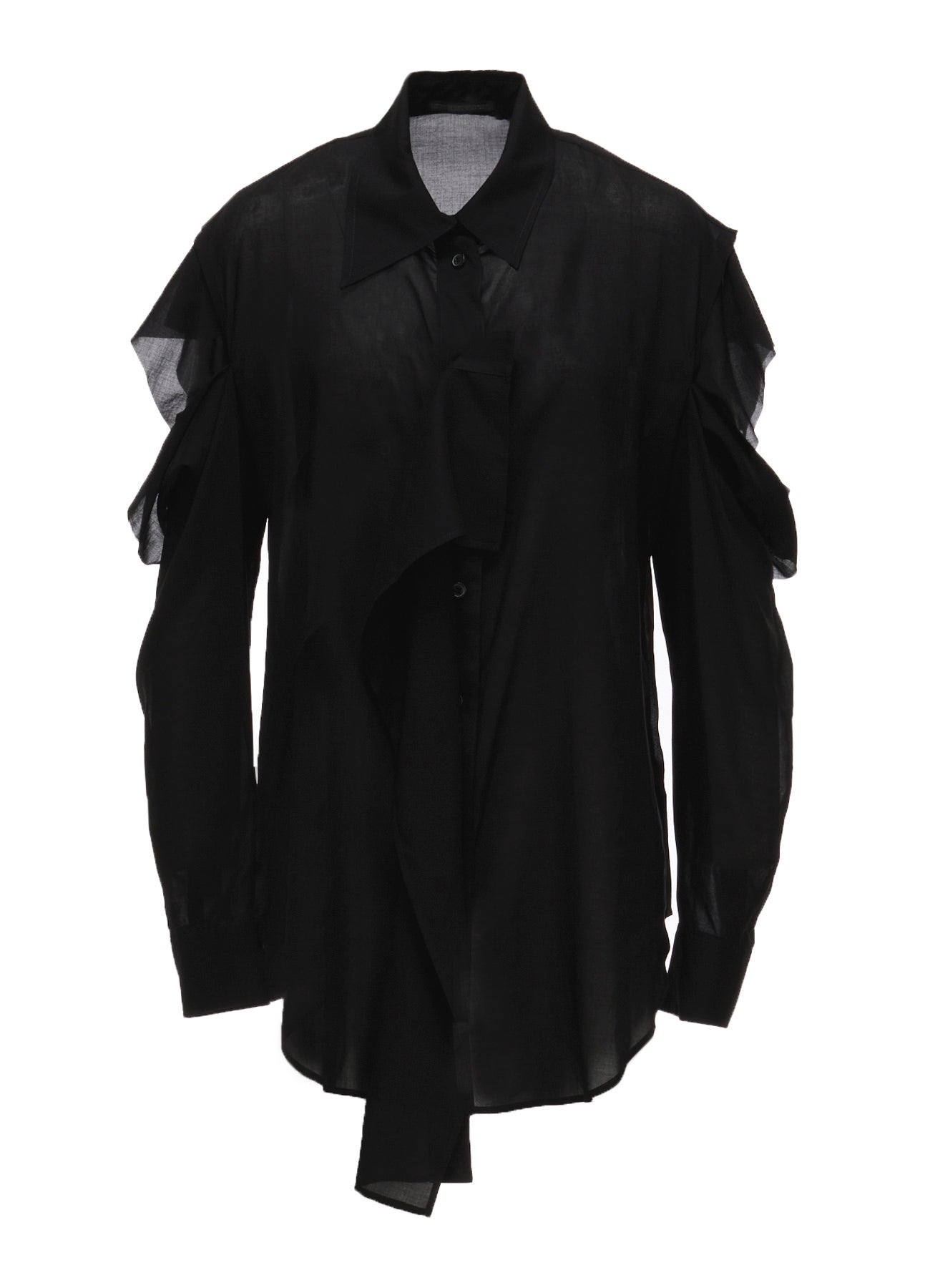 CELLULOSE LAWN O SHOULDER SHIRT