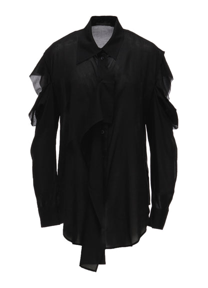 CELLULOSE LAWN O SHOULDER SHIRT