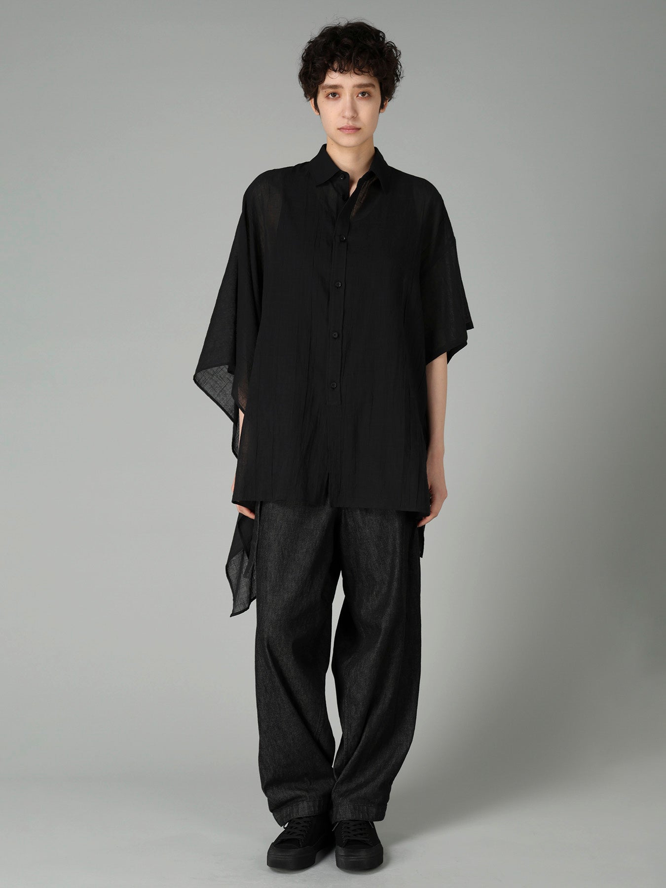 C/Li CATCH WASHER R DRAPED SHIRT