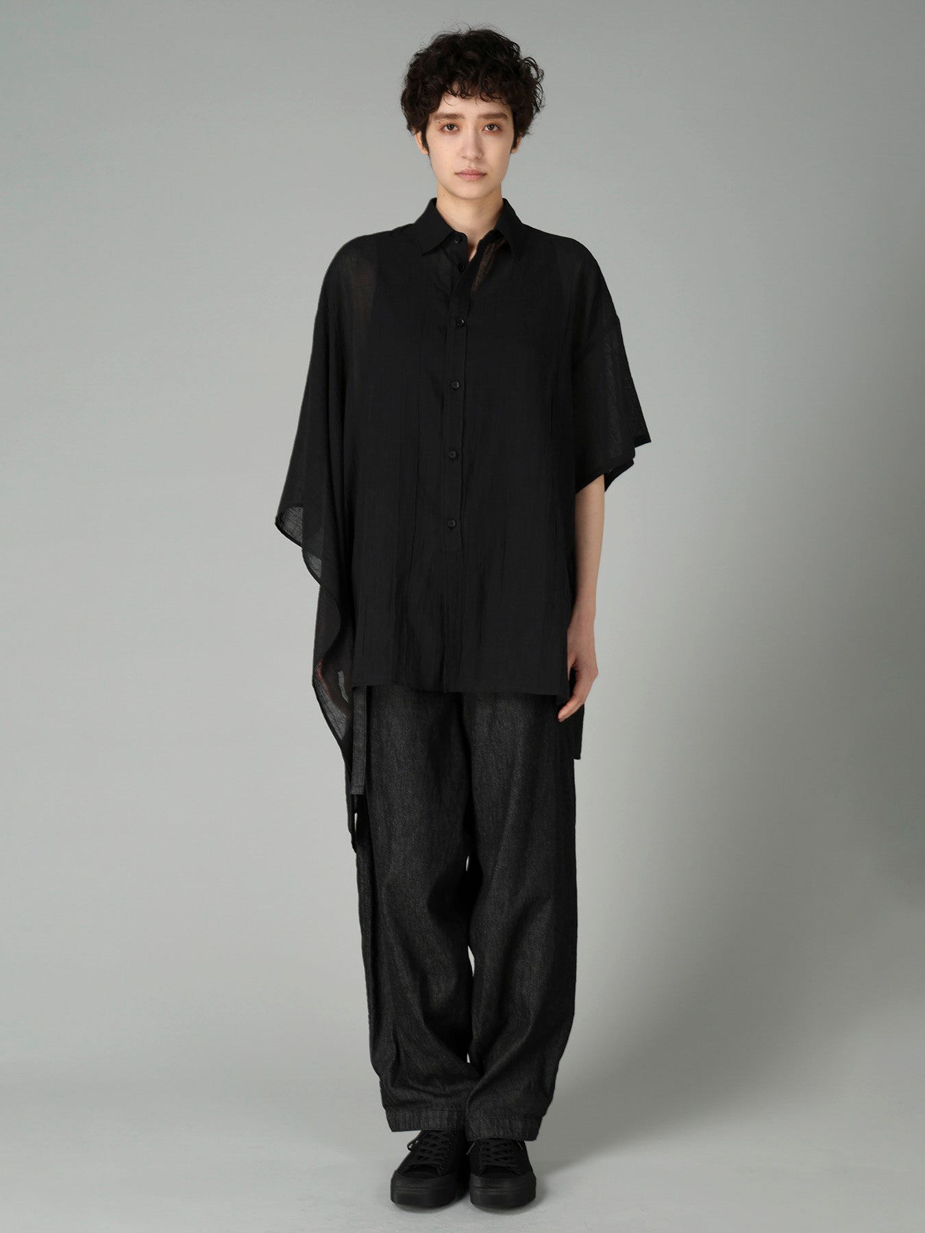 C/Li CATCH WASHER R DRAPED SHIRT
