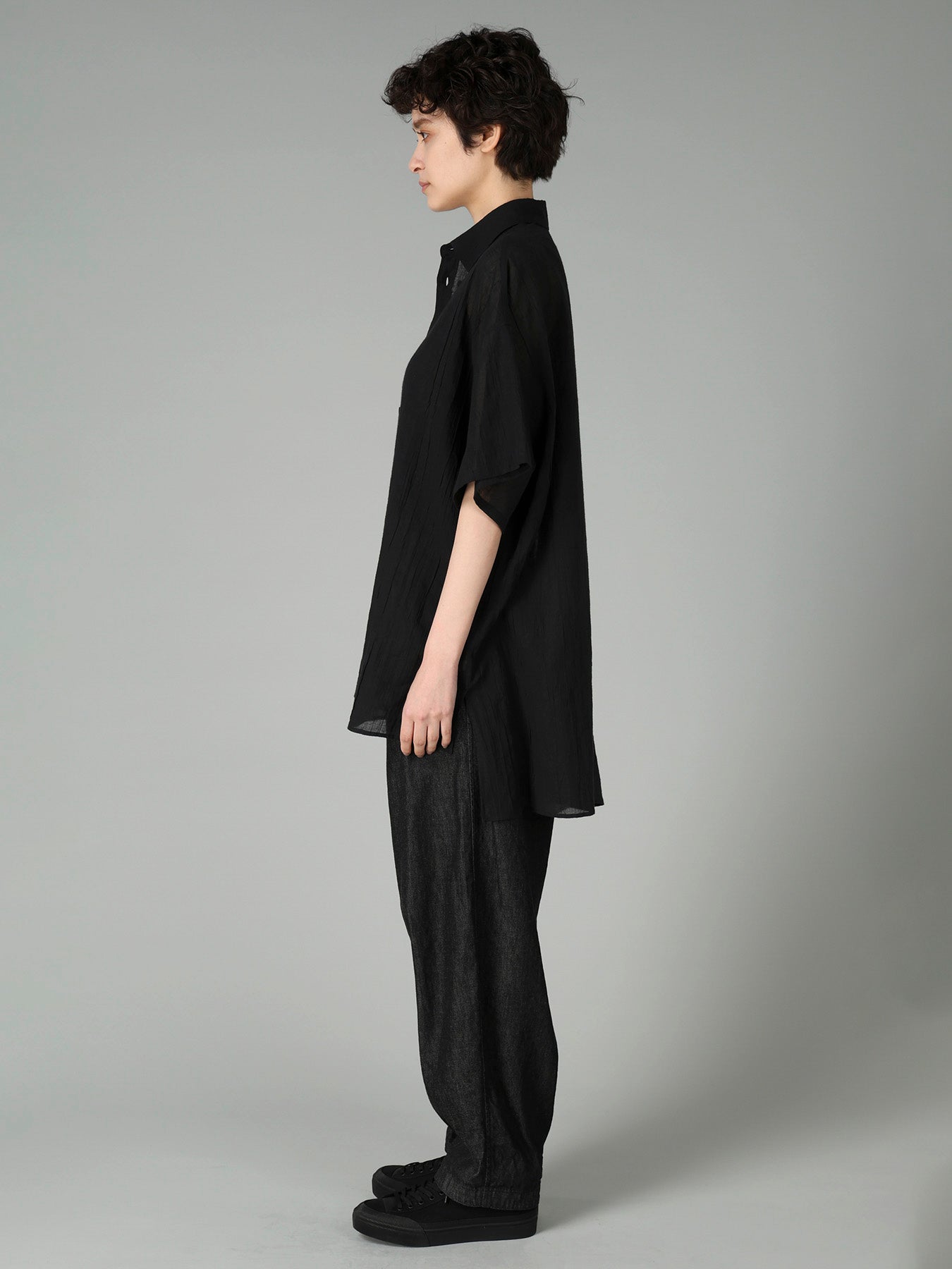 C/Li CATCH WASHER R DRAPED SHIRT
