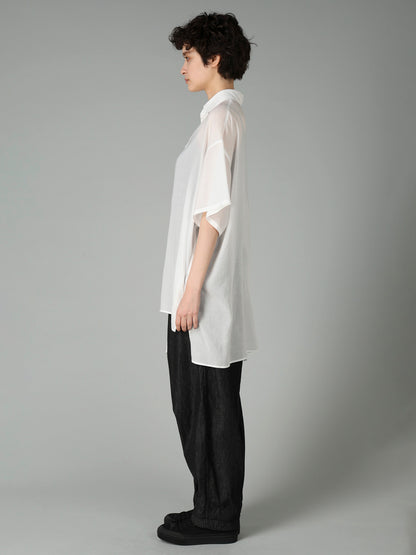 CELLULOSE LAWN R DRAPED SHIRT