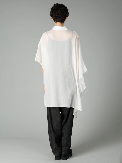 CELLULOSE LAWN R DRAPED SHIRT