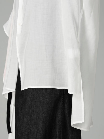 CELLULOSE LAWN R DRAPED SHIRT