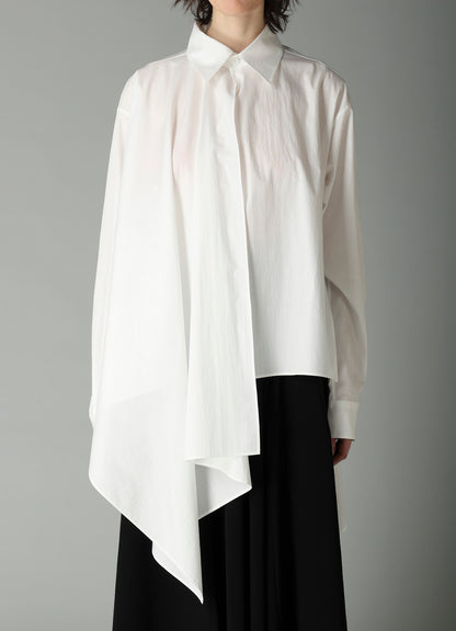 BROAD R LONG ASYMMETRIC BLOUSE