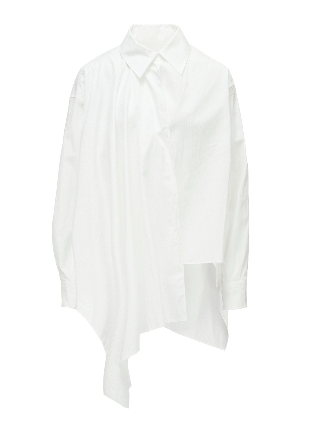 BROAD R LONG ASYMMETRIC BLOUSE