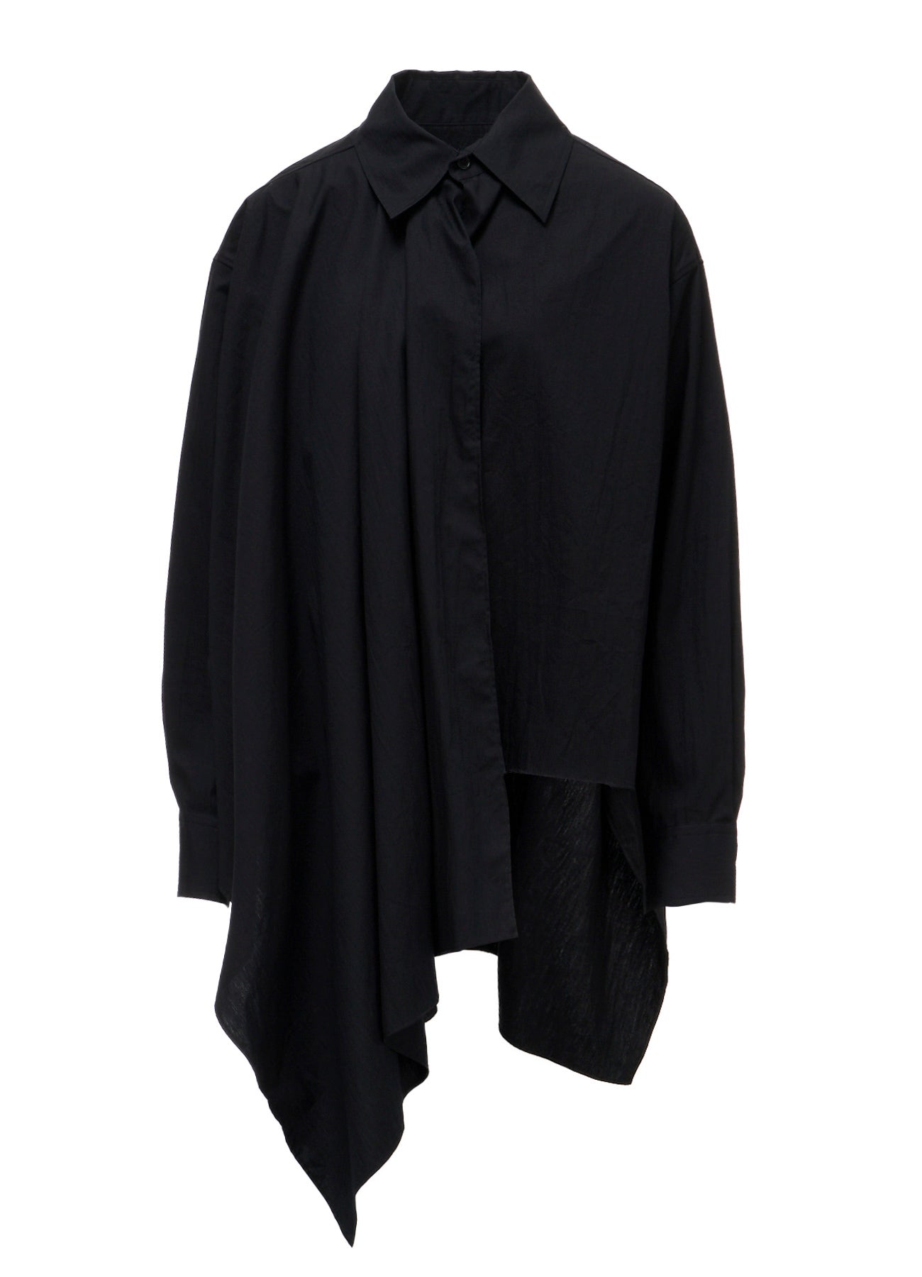 BROAD R LONG ASYMMETRIC BLOUSE
