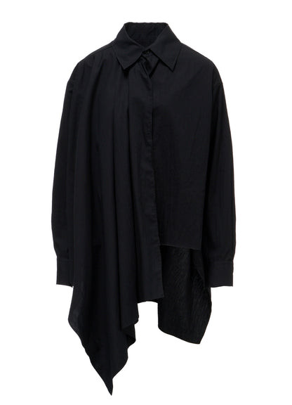 BROAD R LONG ASYMMETRIC BLOUSE