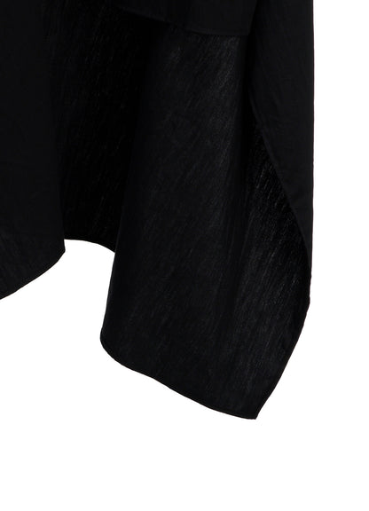 BROAD R LONG ASYMMETRIC BLOUSE