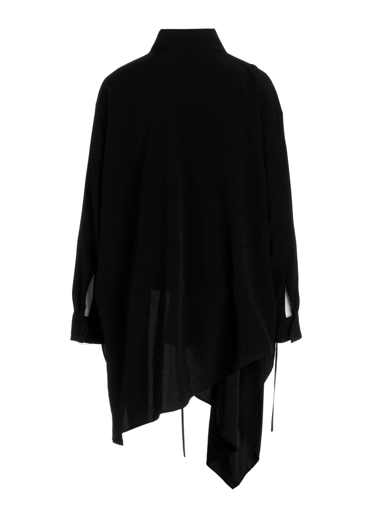 Ta/Pe CREPE DE CHINE R LONG ASYMMETRIC BLOUSE