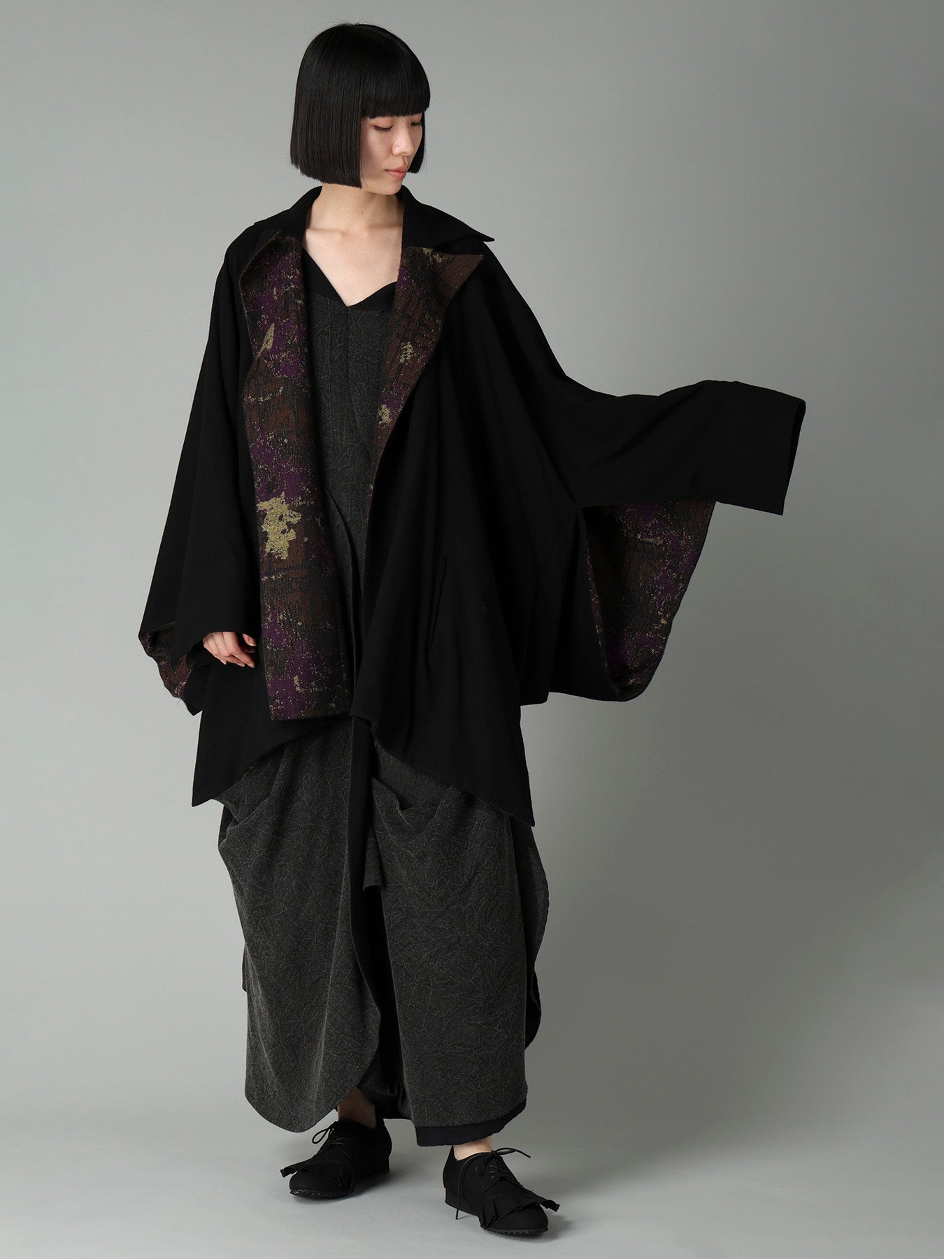 1/24 FLANNEL CUFFS POINT COAT