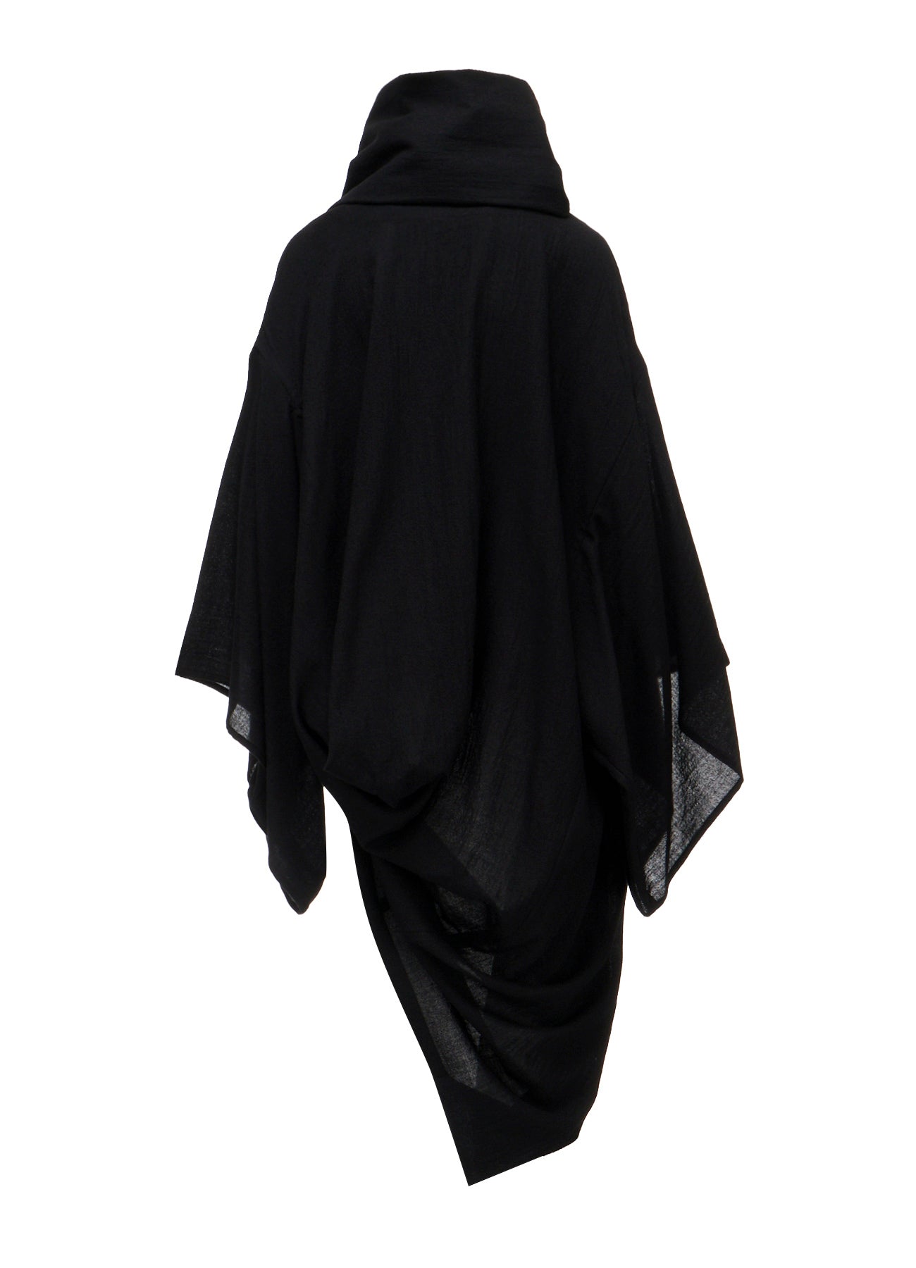 SOFT WOOL STOLE DETAIL COAT