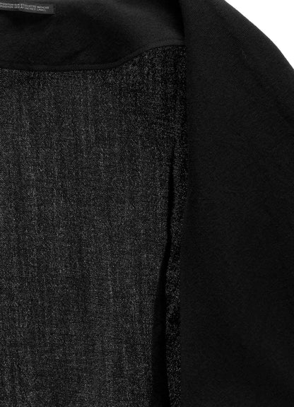 W/Li TWILL STOLE DETAIL COAT