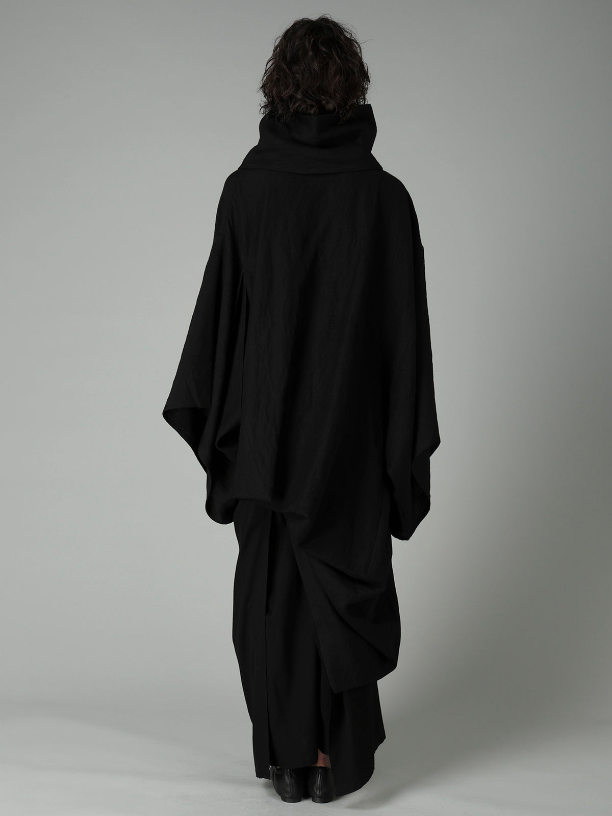 W/Li TWILL STOLE DETAIL COAT