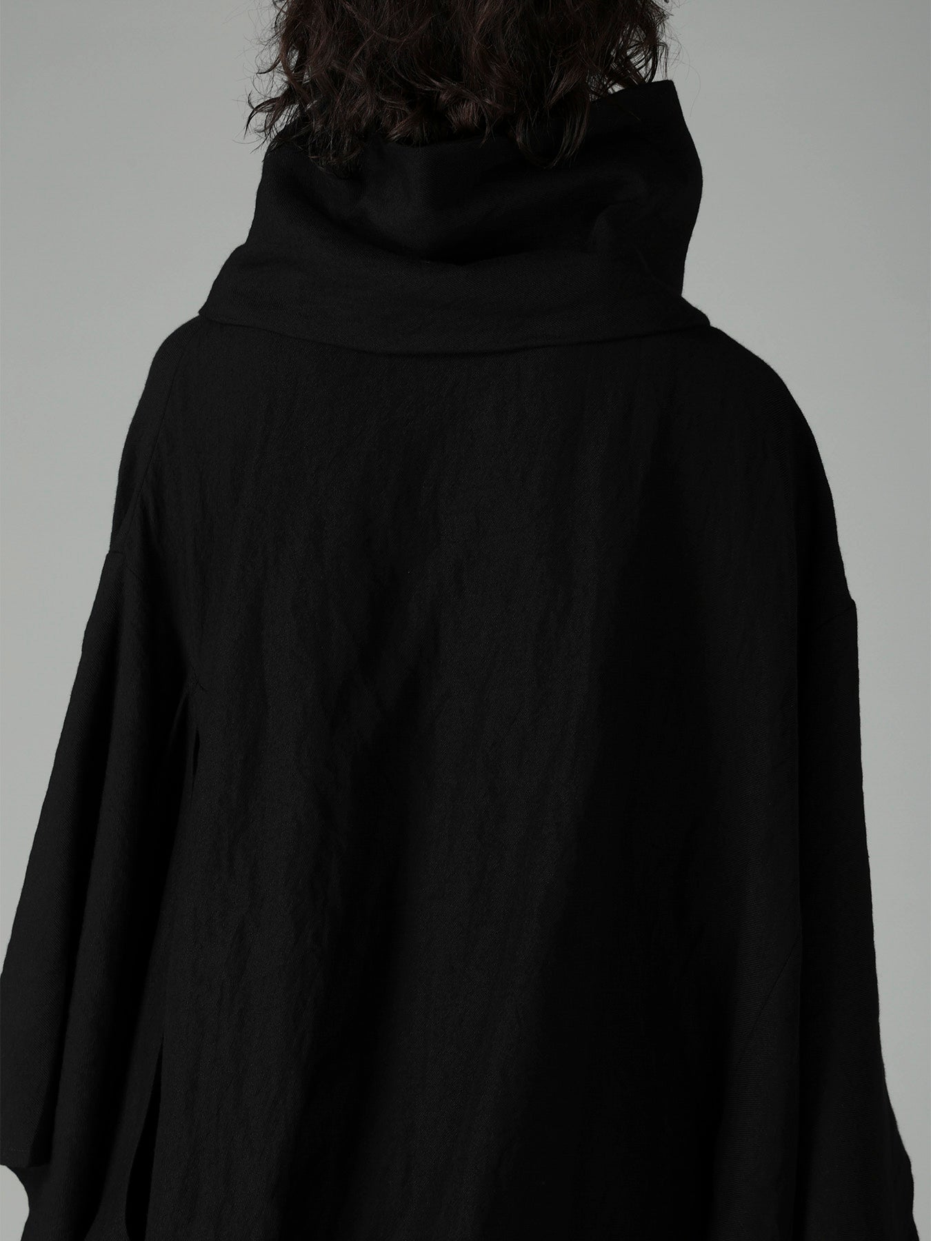 W/Li TWILL STOLE DETAIL COAT
