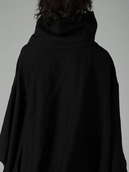 W/Li TWILL STOLE DETAIL COAT