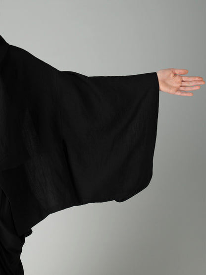 W/Li TWILL STOLE DETAIL COAT