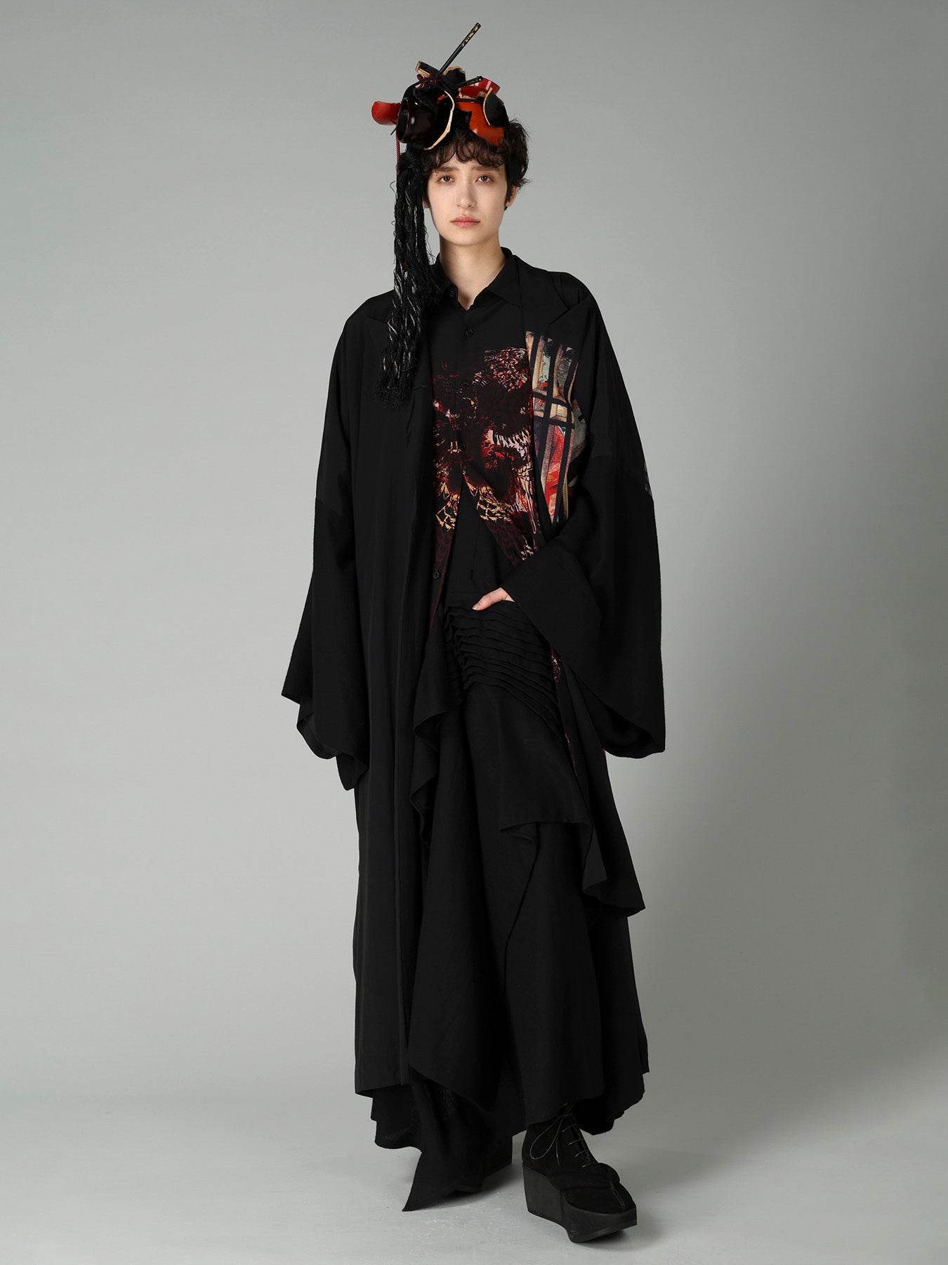 NIGHT SCENE IN YOSHIWARA PEAKED LAPEL CARDIGAN – THE SHOP YOHJI