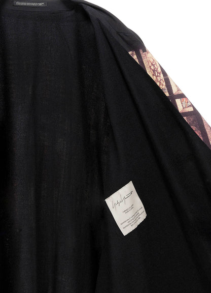 NIGHT SCENE IN YOSHIWARA PEAKED LAPEL CARDIGAN