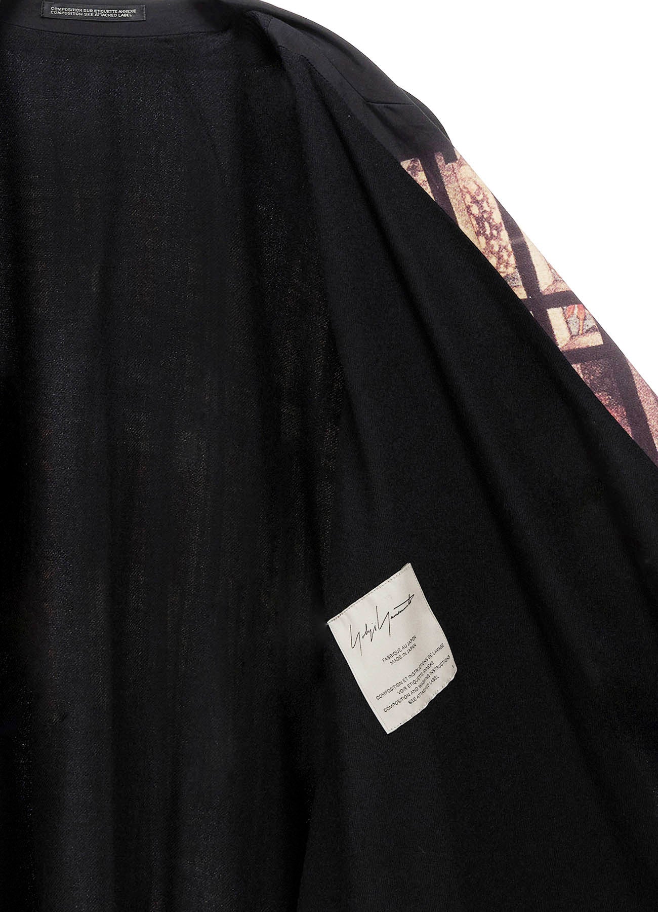 NIGHT SCENE IN YOSHIWARA PEAKED LAPEL CARDIGAN
