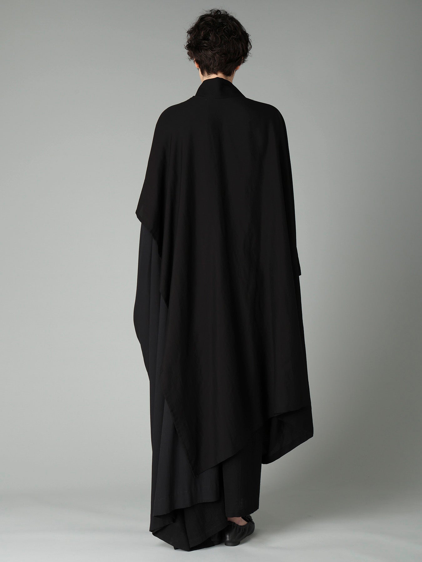Cu/W HIGH TWISTED SERGE F KNOT DETAIL COAT