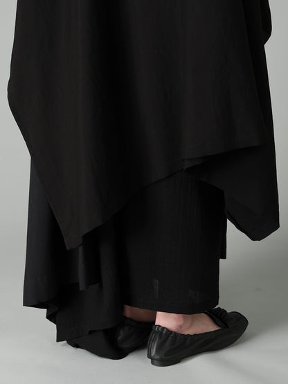 Cu/W HIGH TWISTED SERGE F KNOT DETAIL COAT