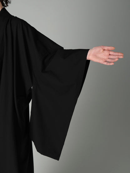 W/C GABARDINE KIMONO HAORI COAT