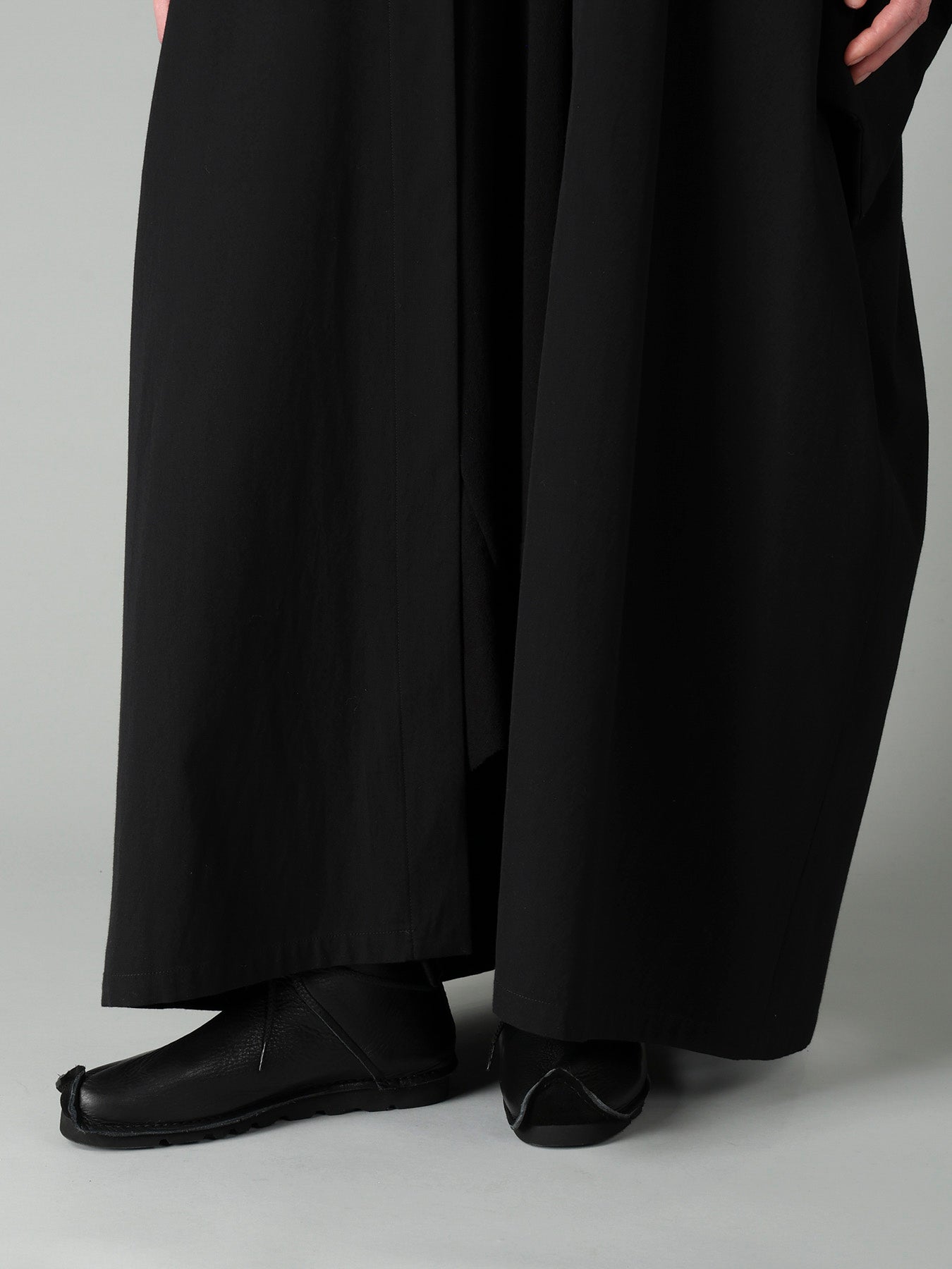 W/C GABARDINE KIMONO HAORI COAT
