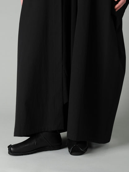 W/C GABARDINE KIMONO HAORI COAT