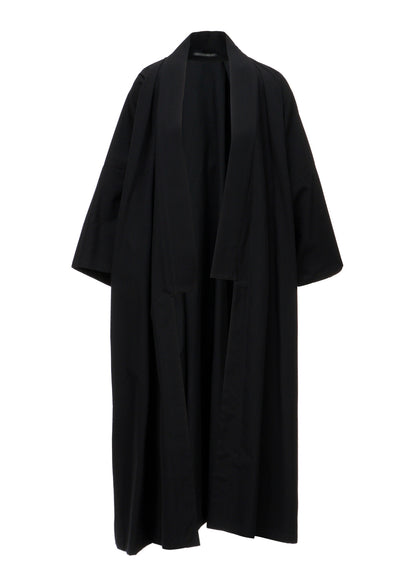 W/C GABARDINE KIMONO HAORI COAT