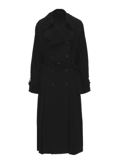 Ta/Pe CREPE DE CHINE SLEEVE GUSSET TRENCH COAT