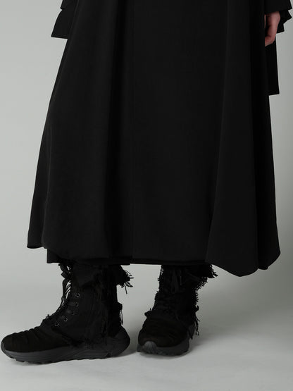 Ta/Pe CREPE DE CHINE SLEEVE GUSSET TRENCH COAT