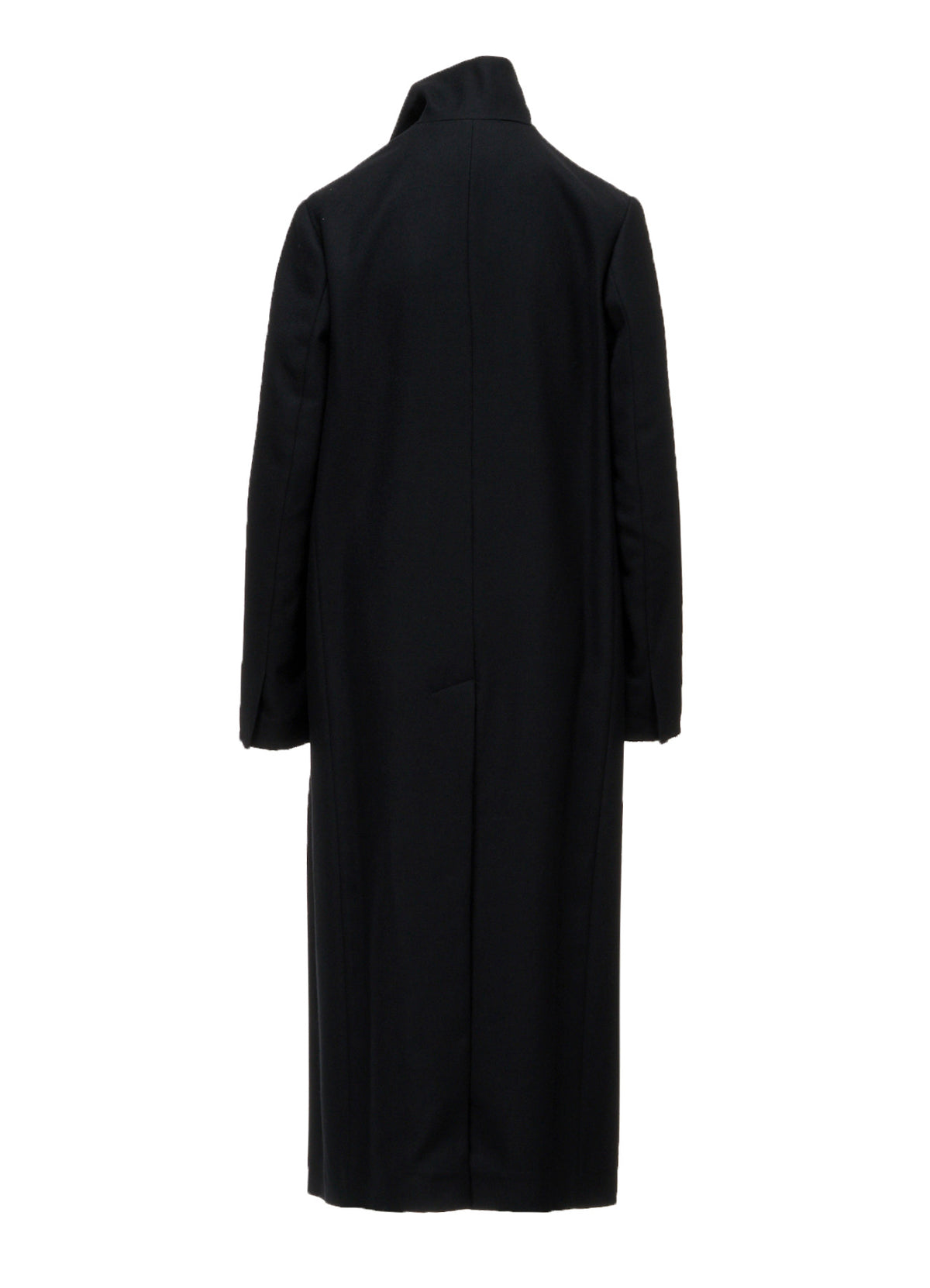 W/SAXONY R DOUBLE LAYERED LONG COAT