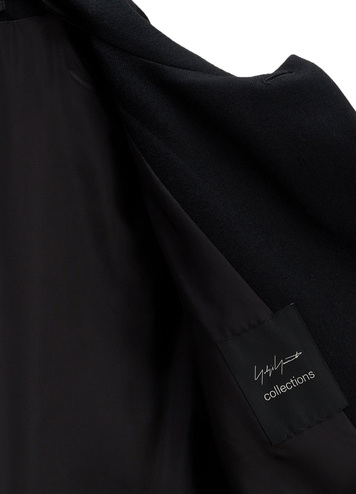 W/SAXONY R DOUBLE LAYERED LONG COAT