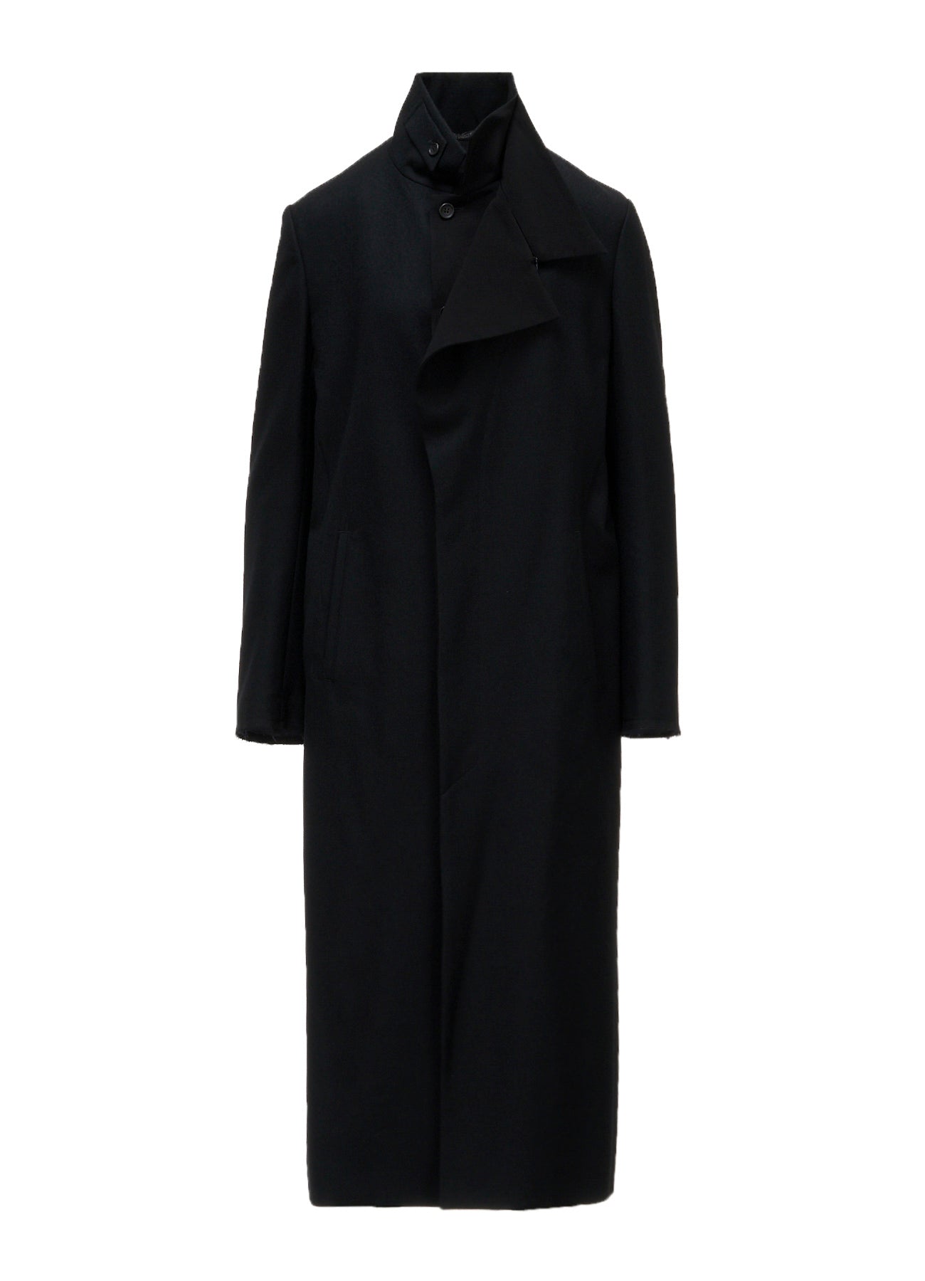 ジャケット・アウター Yohji Yamamoto 90s Super Long Coat W/SAXONY R DOUBLE LAYERED LONG COAT – THE SHOP YOHJI YAMAMOTO