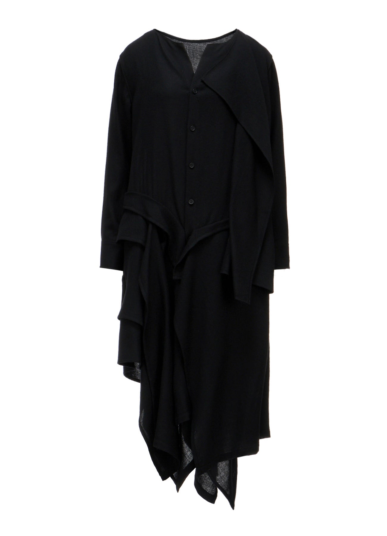 2/72 WOOL VIYELLA RANDOM HEM SHIRTS DRESS B