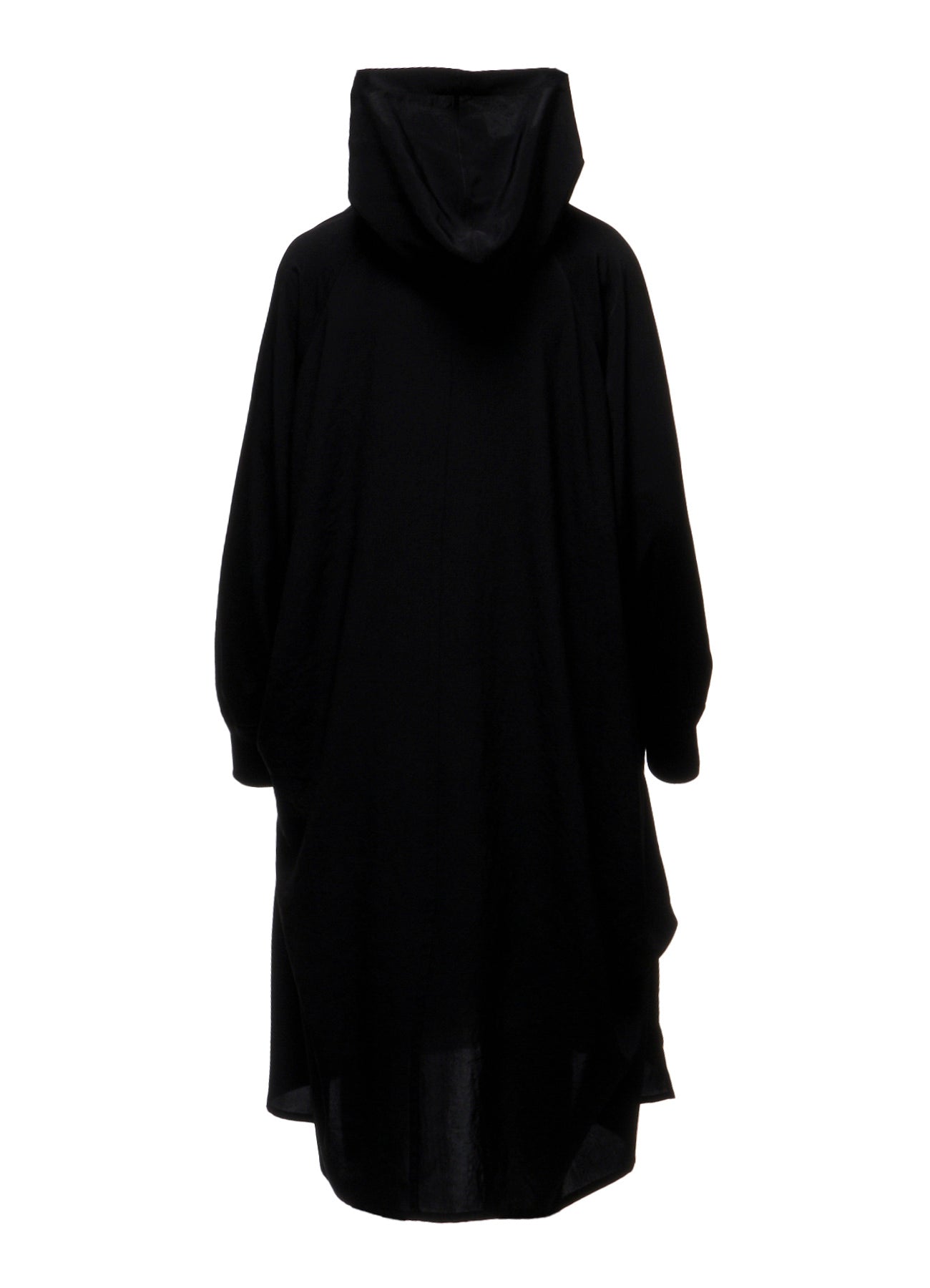 Ta/Pe CREPE DE CHINE HOODED RAGLAN SLV DRESS