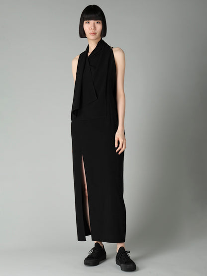 Ta/Pe CREPE DE CHINE STRAP SLIM FIT DRESS