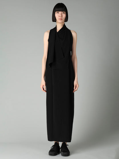 Ta/Pe CREPE DE CHINE STRAP SLIM FIT DRESS