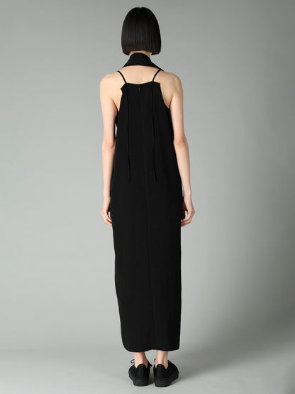 Ta/Pe CREPE DE CHINE STRAP SLIM FIT DRESS