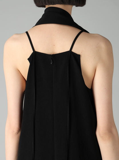 Ta/Pe CREPE DE CHINE STRAP SLIM FIT DRESS