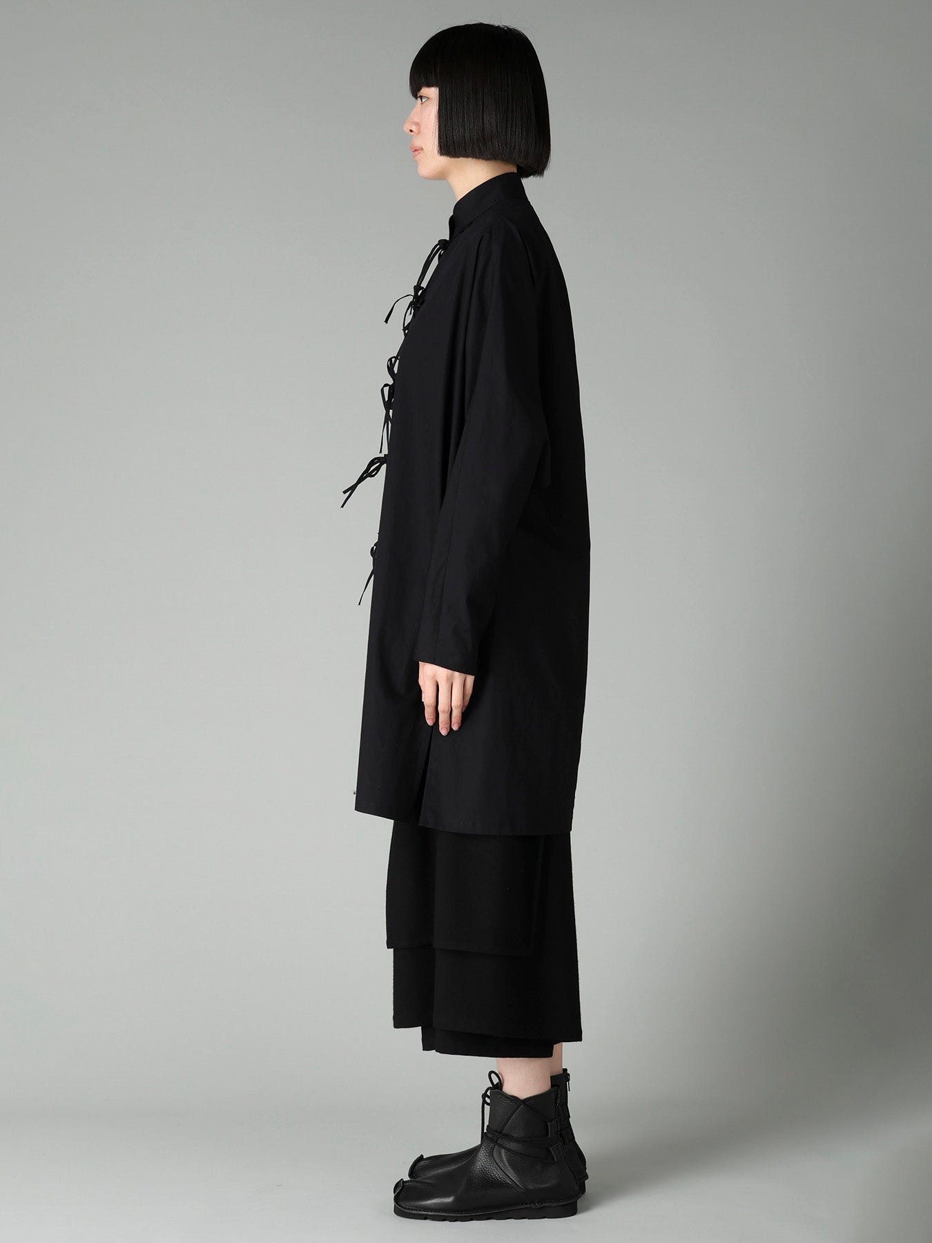 BROAD RIBBON DETAIL LONG DRESS