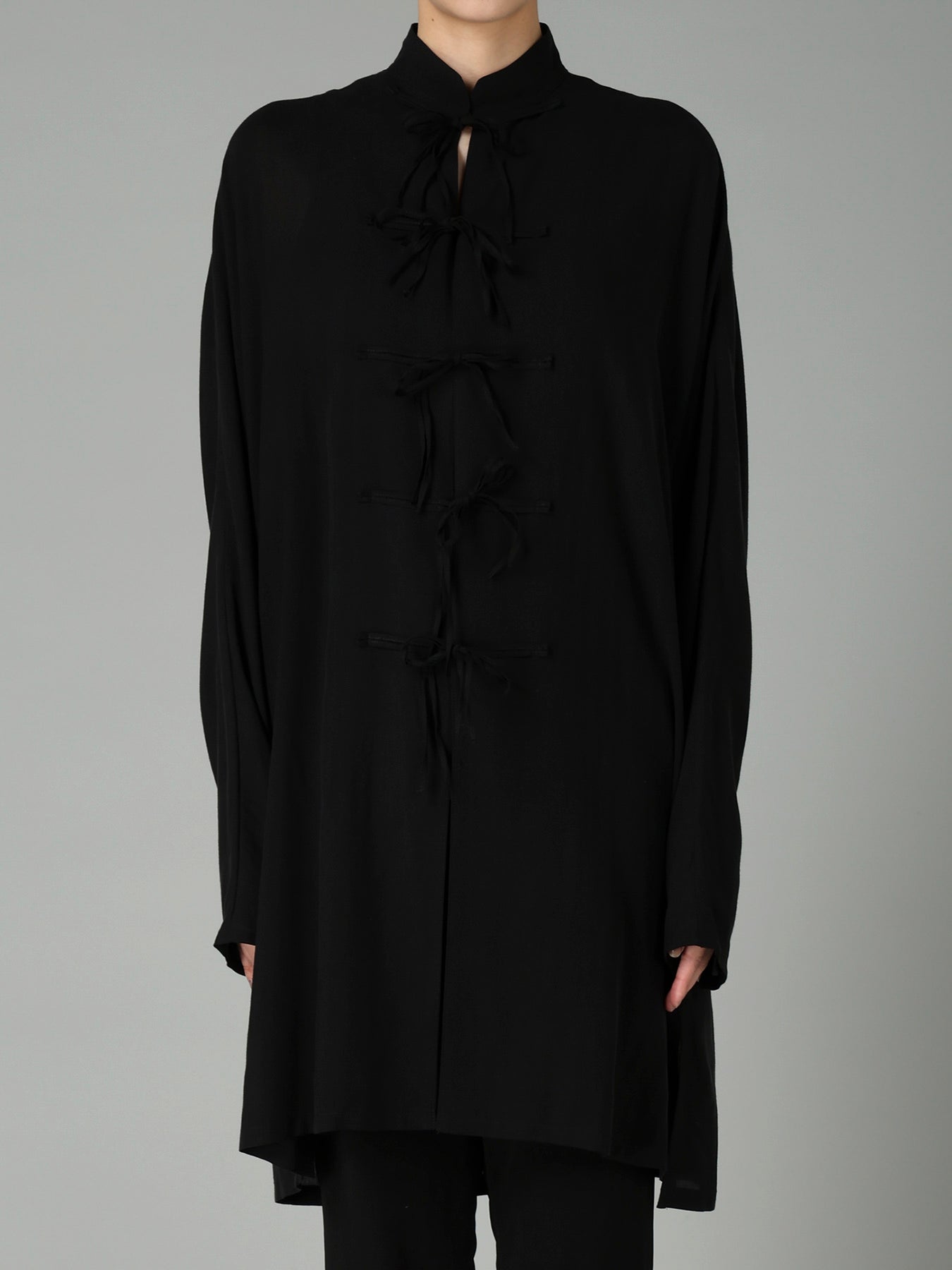 FIBRIL Cu RIBBON DETAIL LONG DRESS