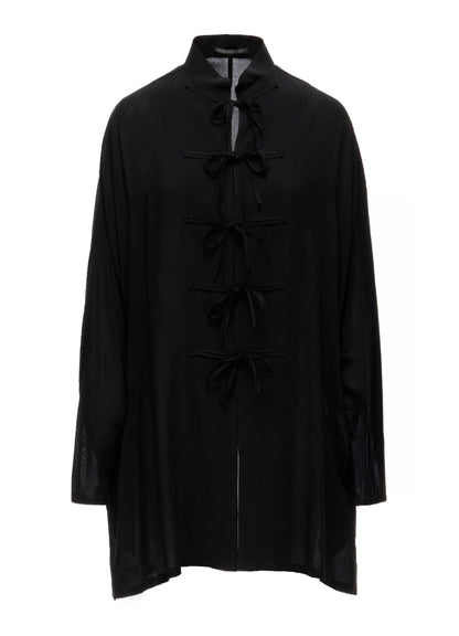 FIBRIL Cu RIBBON DETAIL LONG DRESS