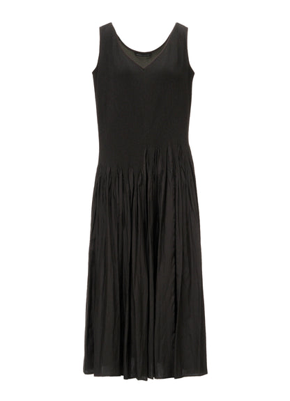 SHIRRED DRESS