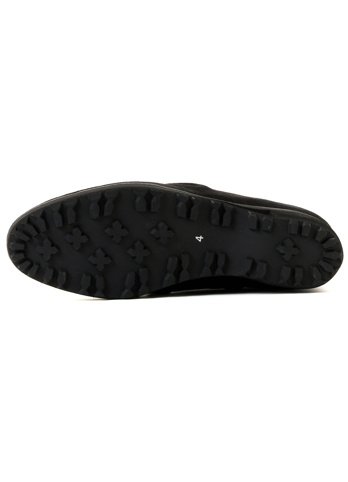 SHEEP SUEDE BK DRAPED BOOTS